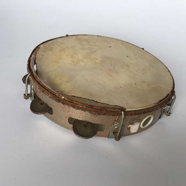 TAMBOURINE, With Calf Skin